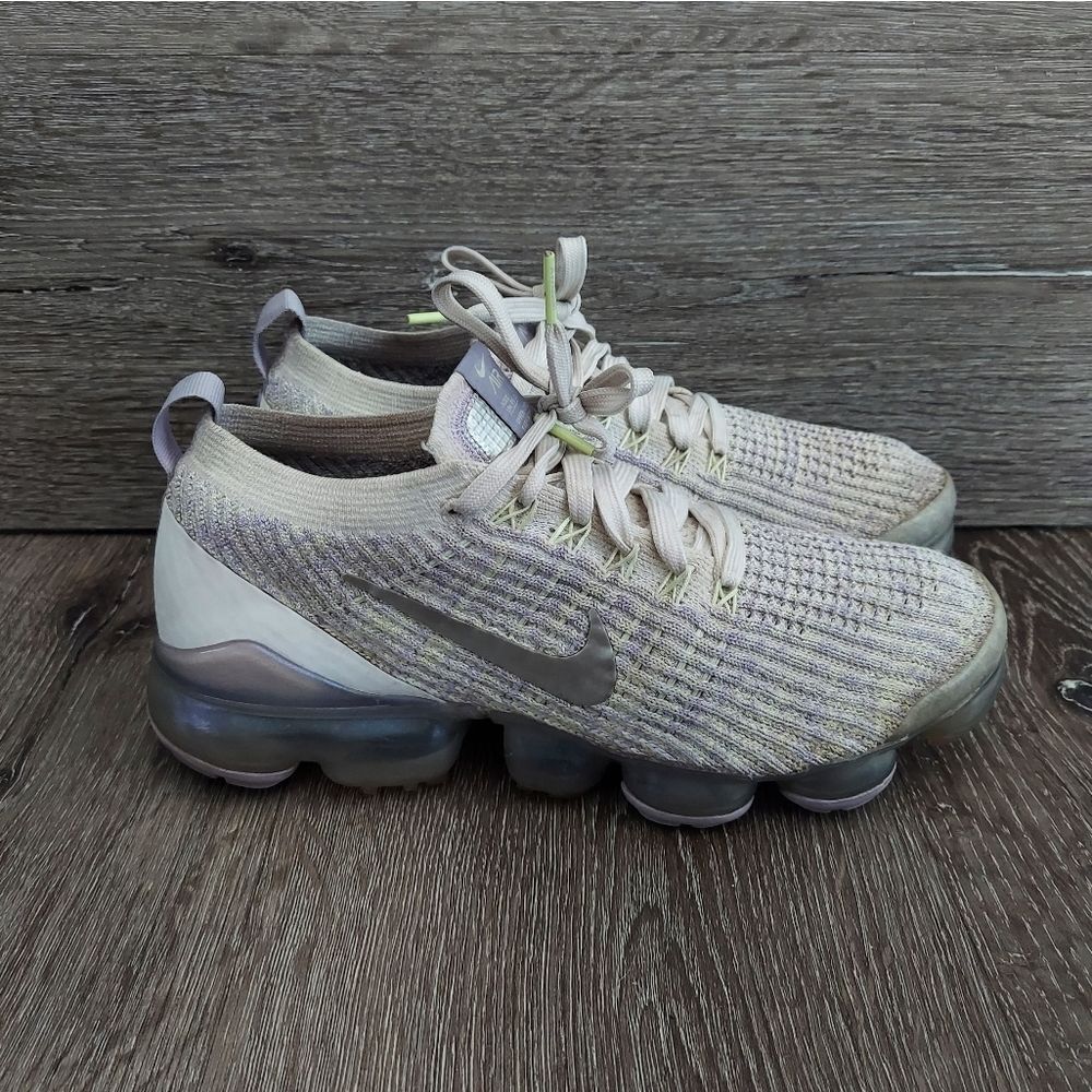 Nike Air VaporMax Flyknit 3 AJ6910-102 White Lilac Green 7.5